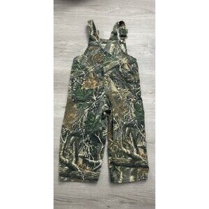 Cabela’s Toddler green Camouflage camo hunt fish outdoor Bib Overall Size 2T